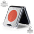 Japanese Flag Distressed Galaxy Z Flip6 Clear Case